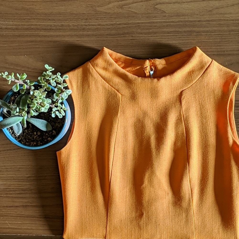 Vintage 60s mod Eve Le Coq California dress